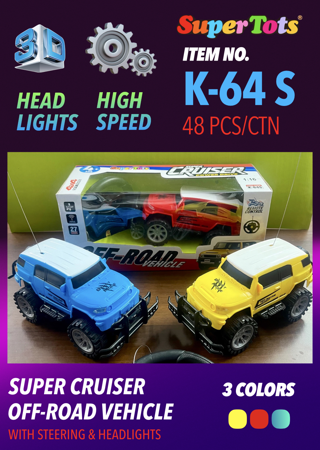OFFROAD JEEP RC'SCar 6
